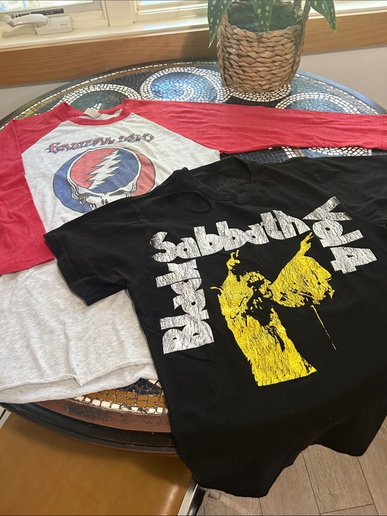 Tops - Black Sabbath & Grateful Dead tees